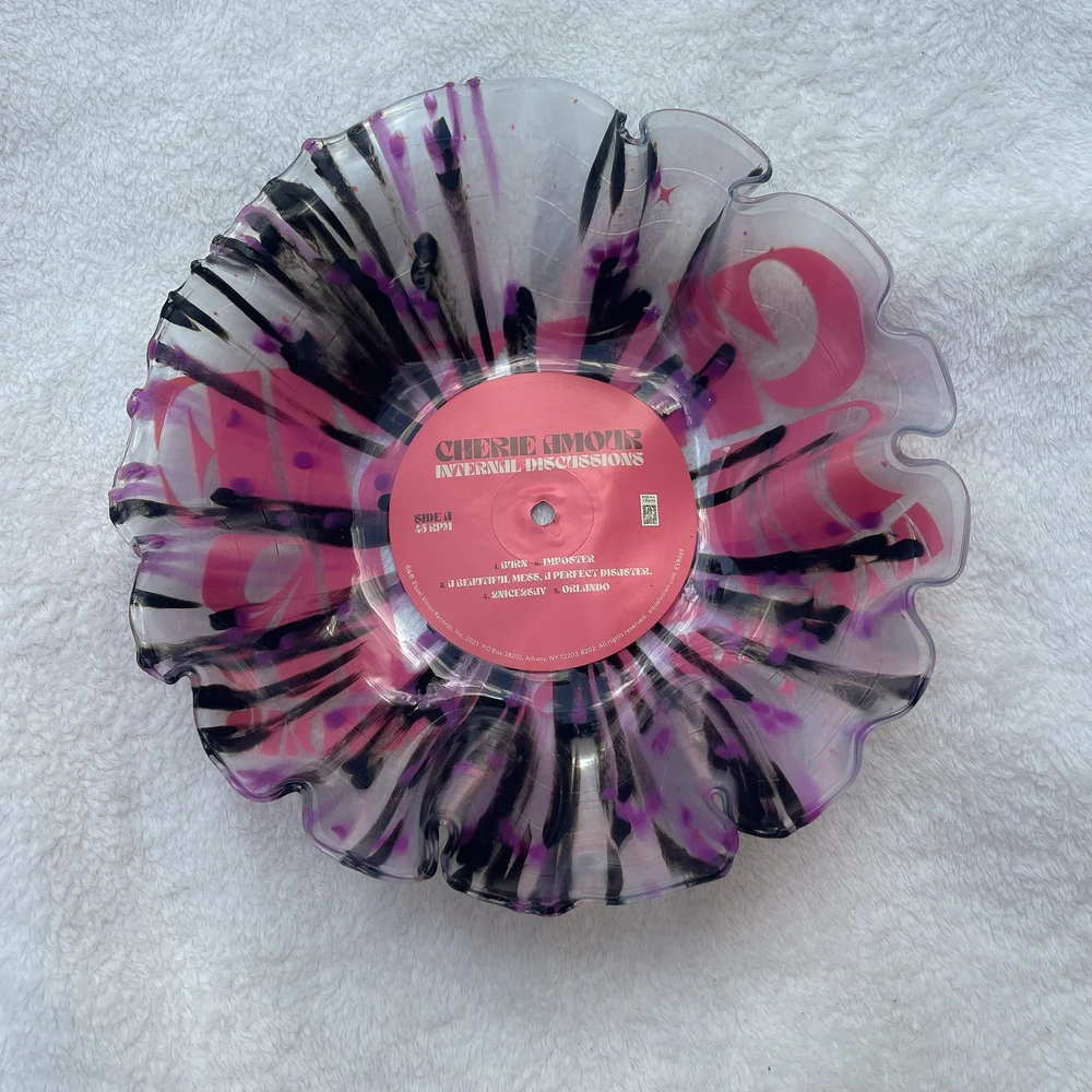 splatter record bowl — MEG CLEMMENSEN