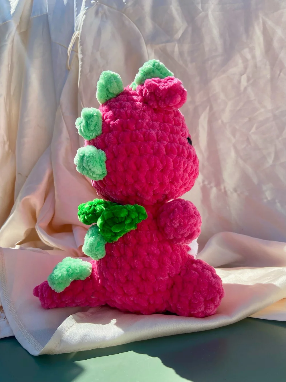scented dragonfruit dragon crochet plush — MEG CLEMMENSEN