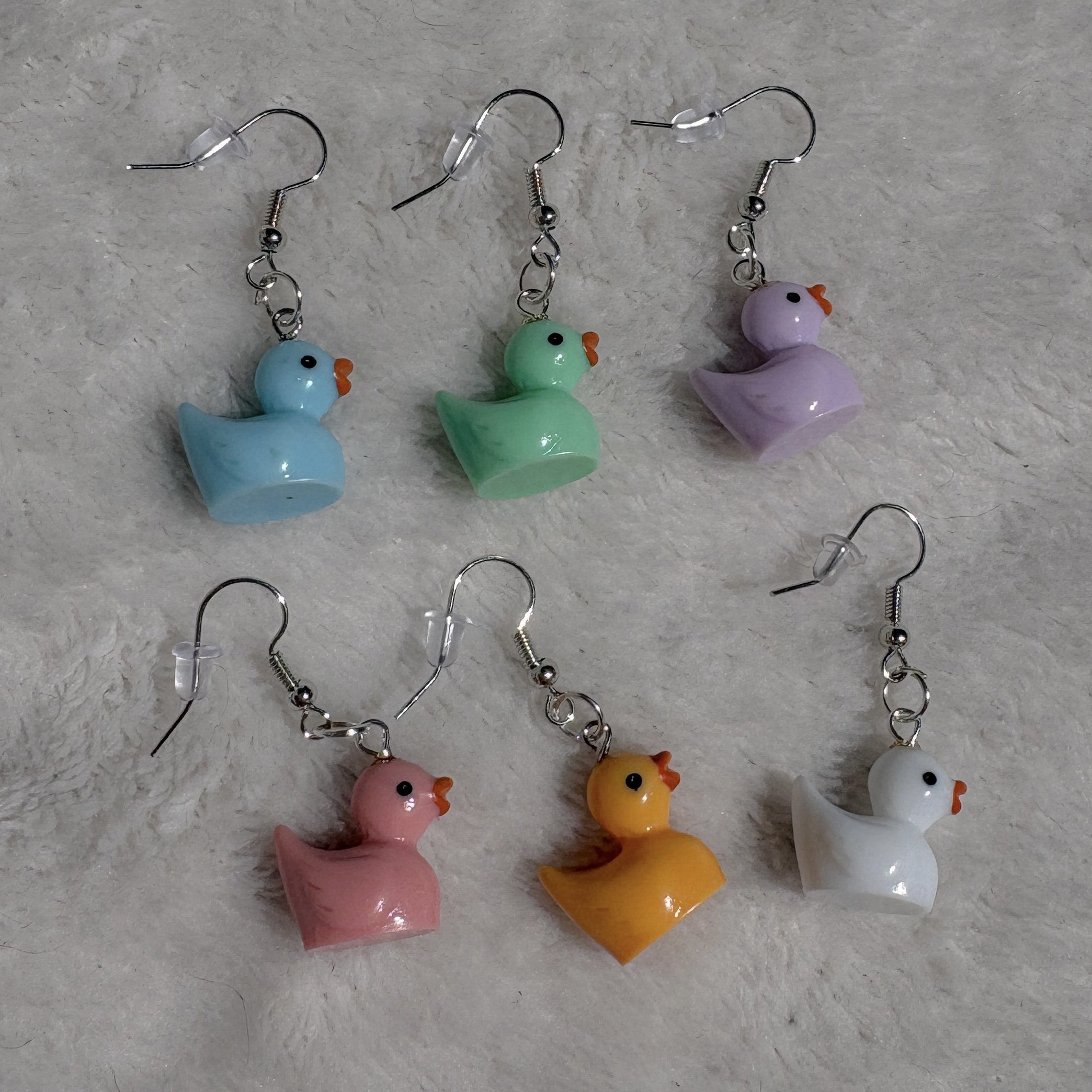 duck earrings