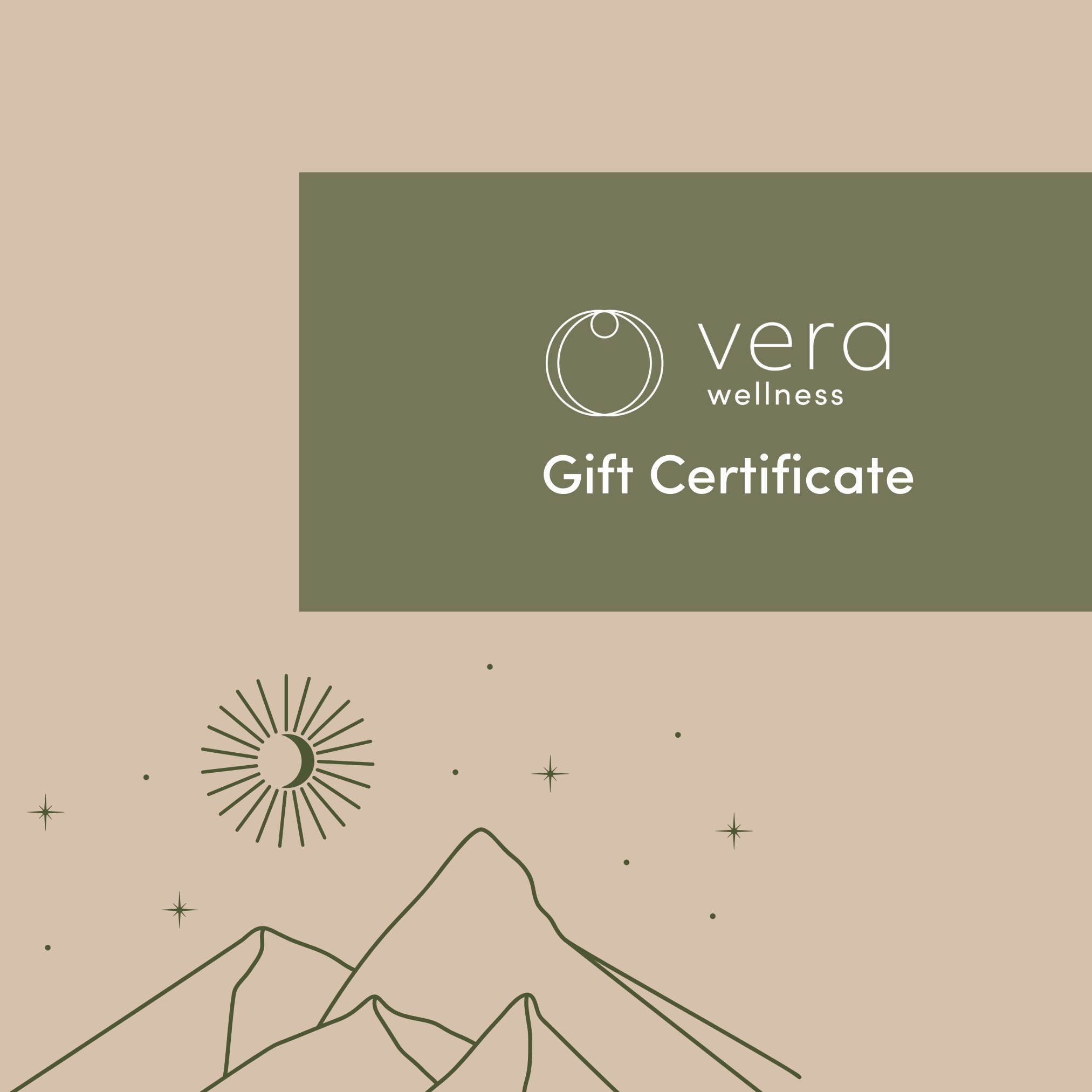 Vera Gift Certificate