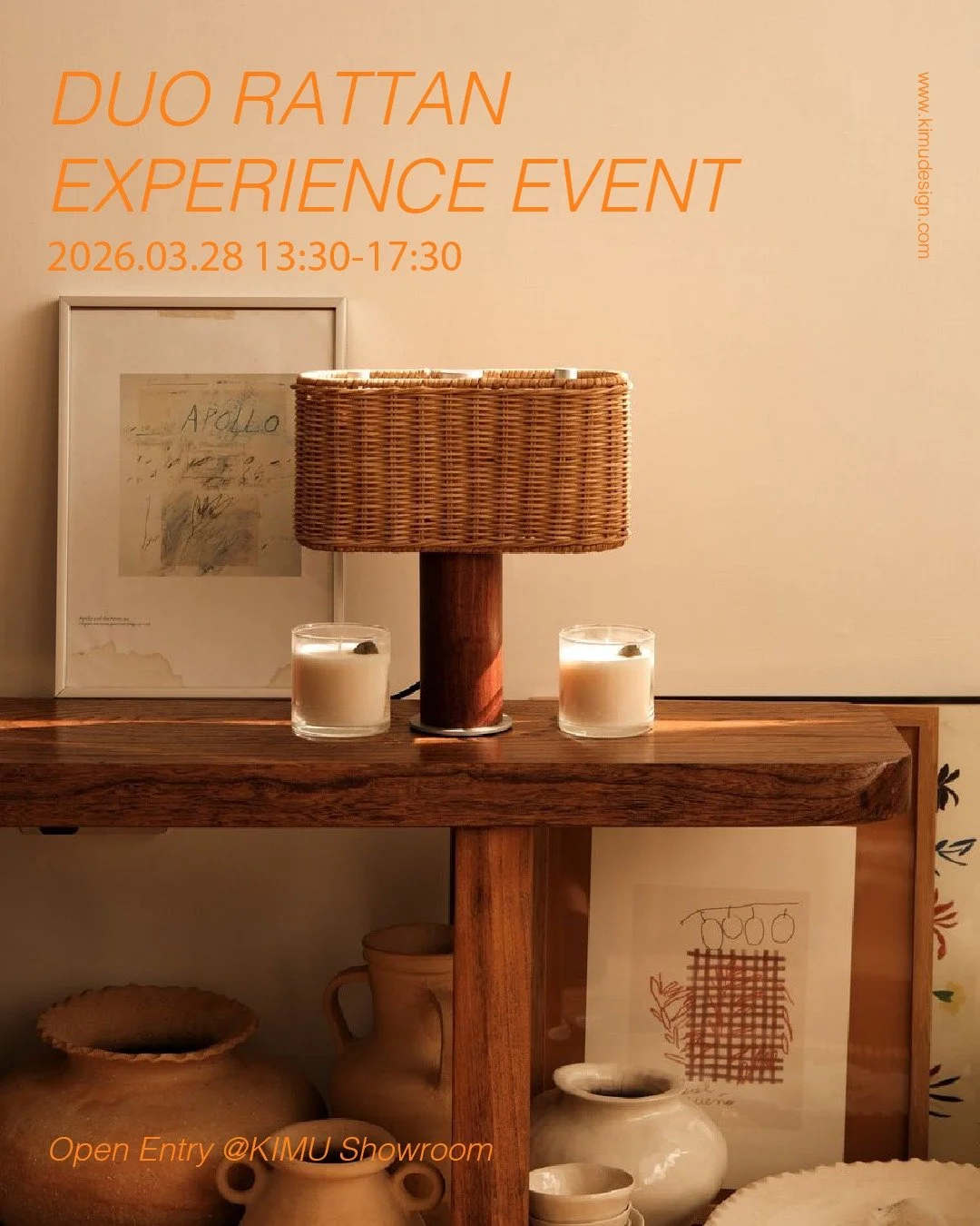 ✦ 𝗗𝗨𝗢 𝗥𝗔𝗧𝗧𝗔𝗡 ✦ 見面會正式確認

3月臨時加場的 OPEN STUDIO(SHOWROOM)會有現在正在預購中的【 DUO 藤編限定版 】見面會，一起來實體感覺柒木偏愛的誠實的素材。

「或許，藤能帶來的不只是質地，而是一種讓空間變得更溫柔的張力。」

現場和線上的不同，是在扎扎實實的藤裡能感受到
- 誠實的質地：手工藤編傳來的溫度，與那份屬於自然呼吸感。
- 光的律動：看藤編縫隙間透出的光，交織出流動的幾何。
- 空間的張力：體驗藤編元素如何與空間軟裝達成共振。