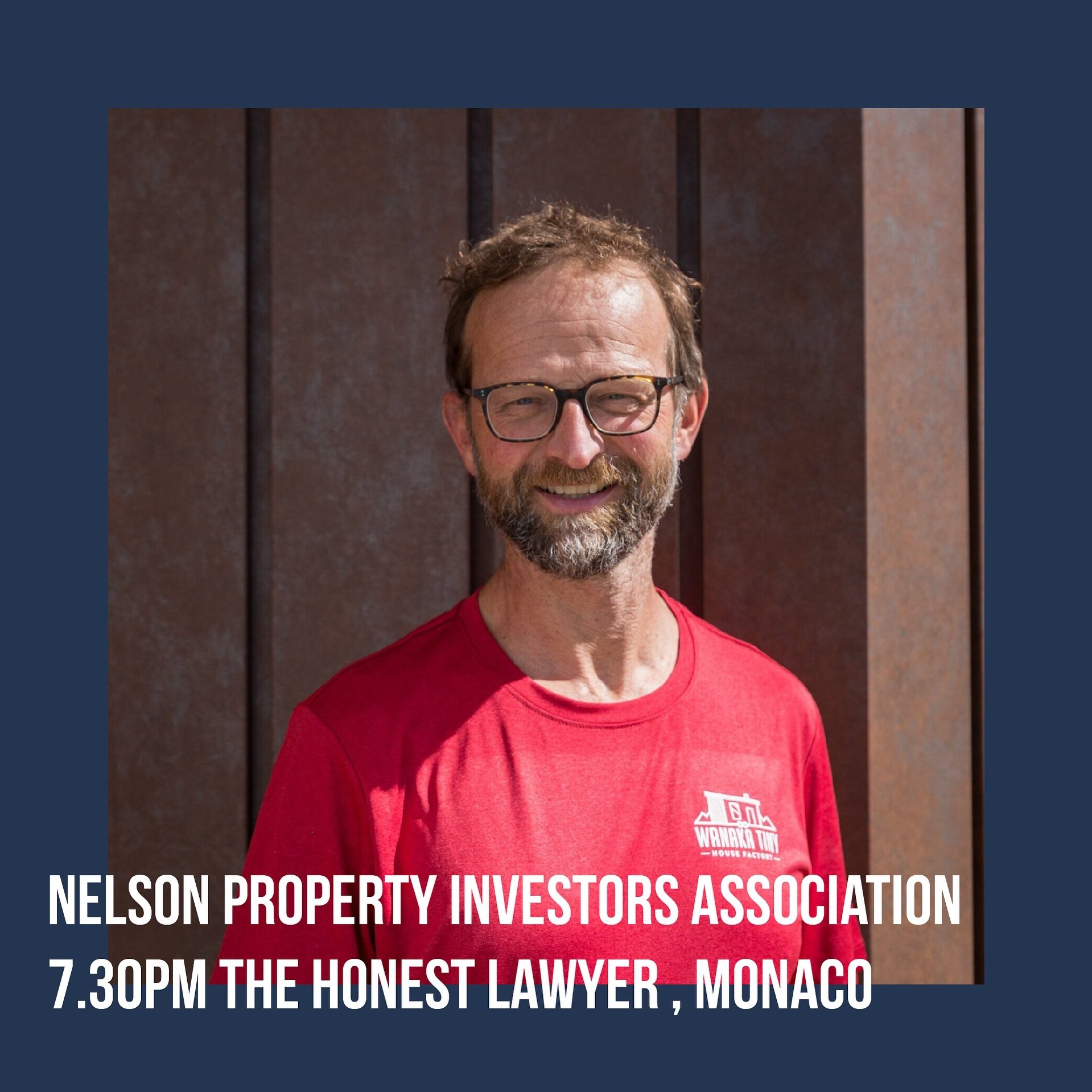 Our Director Thomas is speaking tonight at the Nelson property investors association.
If you want to hear more about tiny homes or have questions and if you find yourself free this evening then come hear from Thomas.

There is a livestream available 