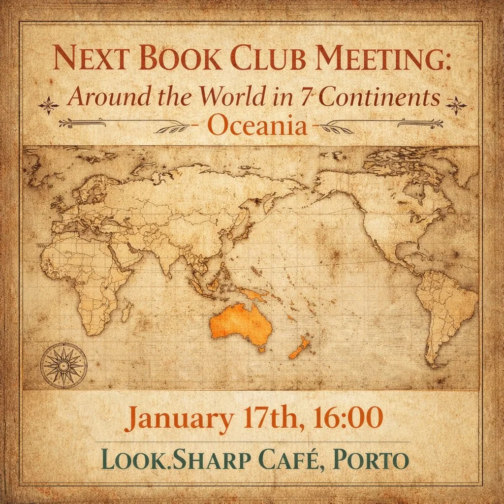 PORTO INTERNATIONAL BOOK CLUB : Monthly Saturday Afternoon Event