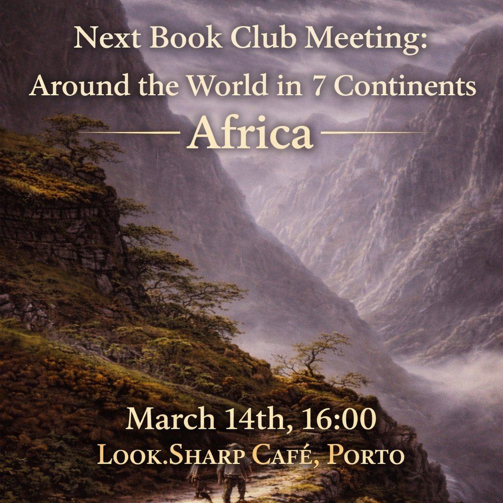 PORTO INTERNATIONAL BOOK CLUB : Monthly Saturday Afternoon Event