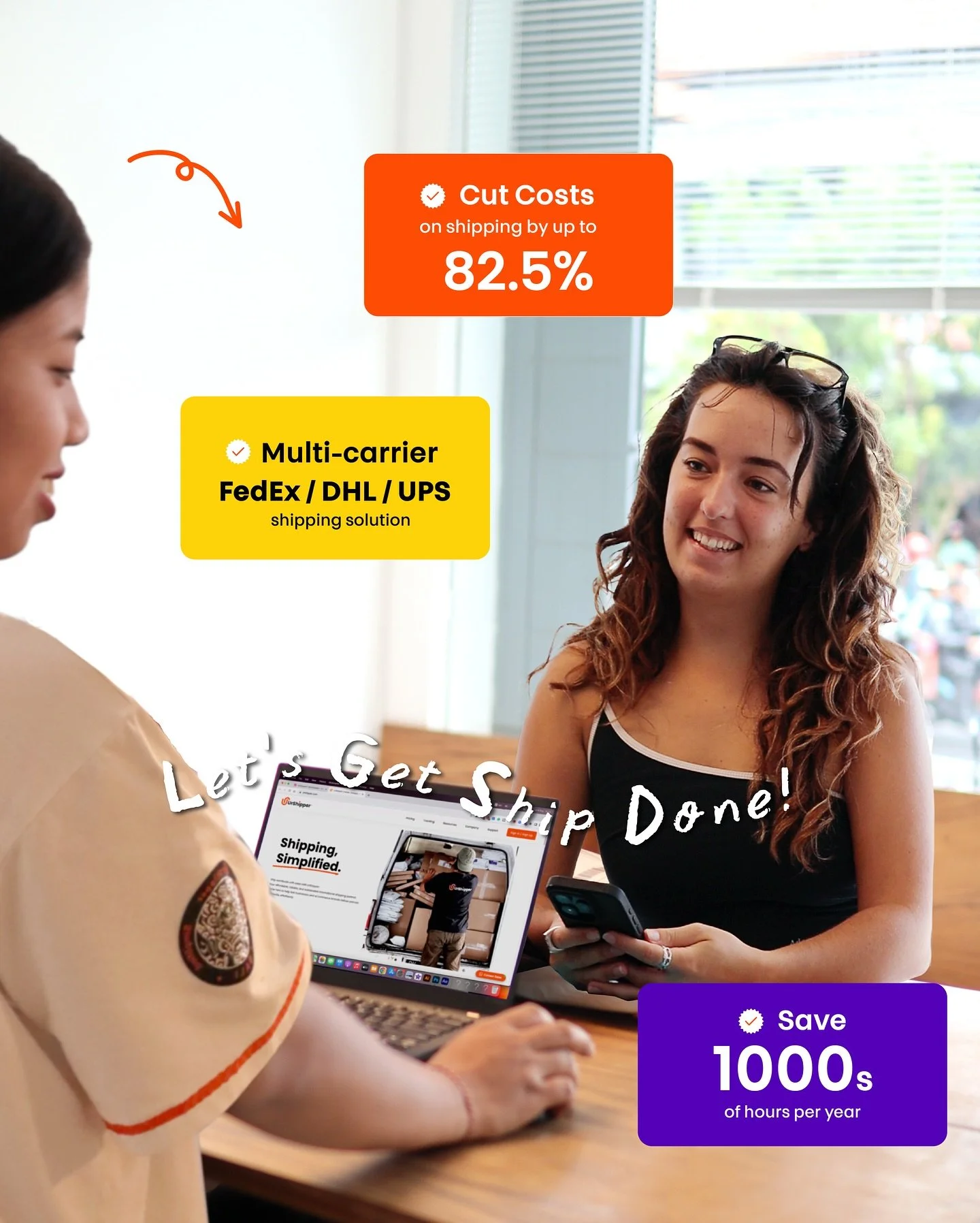 UrShipper&reg;️ Bali International Shipping
Smart multi-carrier shipping for Shopify brands, from Bali to the world.
Cut costs, save time, and ship worldwide&mdash;effortlessly.

Selling on Shopify? Now you can ship smarter &mdash; straight from Bali