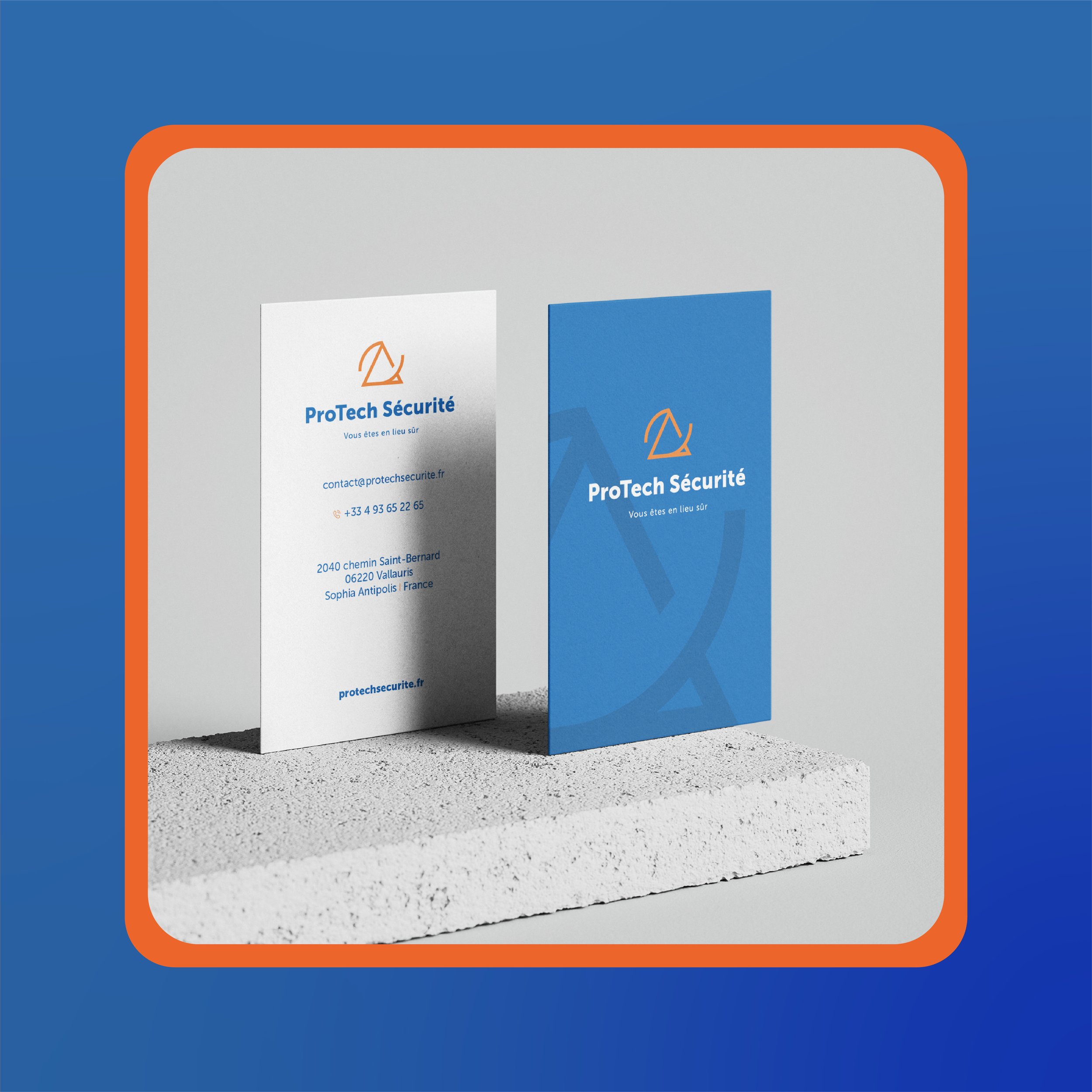 Carte de visite ProTech Sécurité
