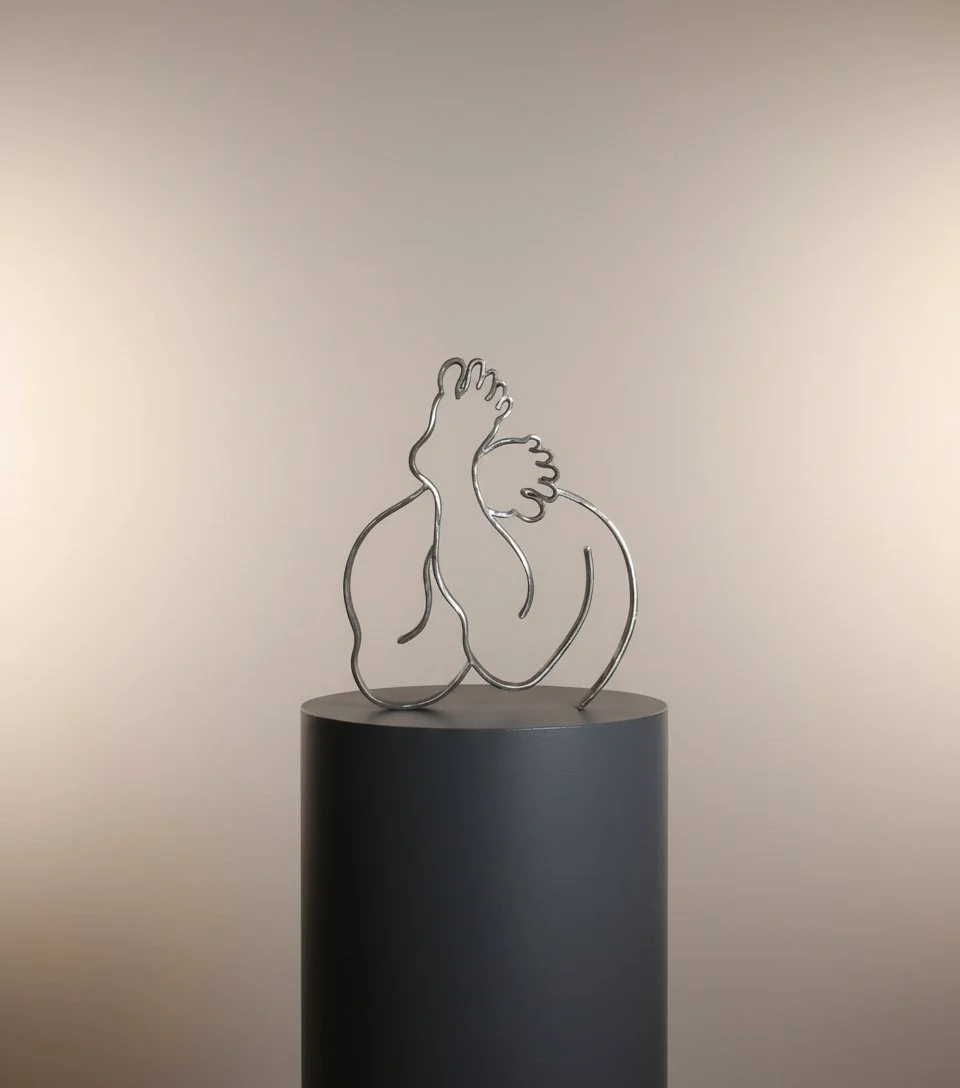 Sculpture en bronze d'Anne Itzykson
