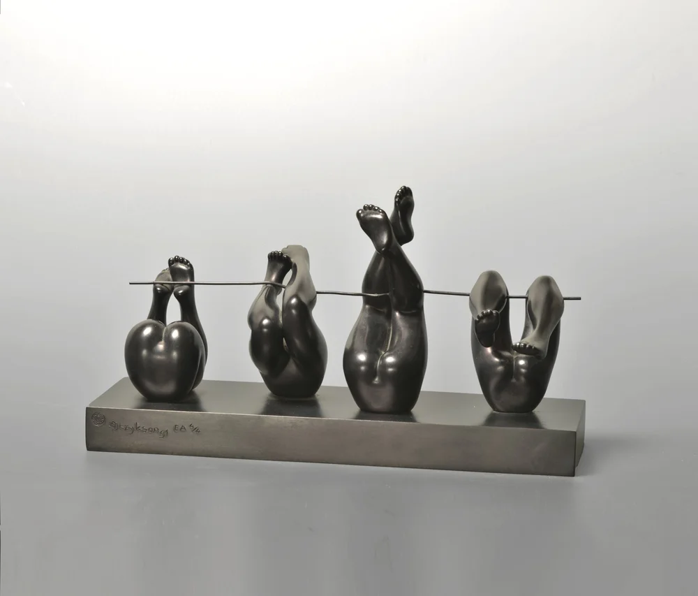 Sculpture en bronze d'Anne Itzykson