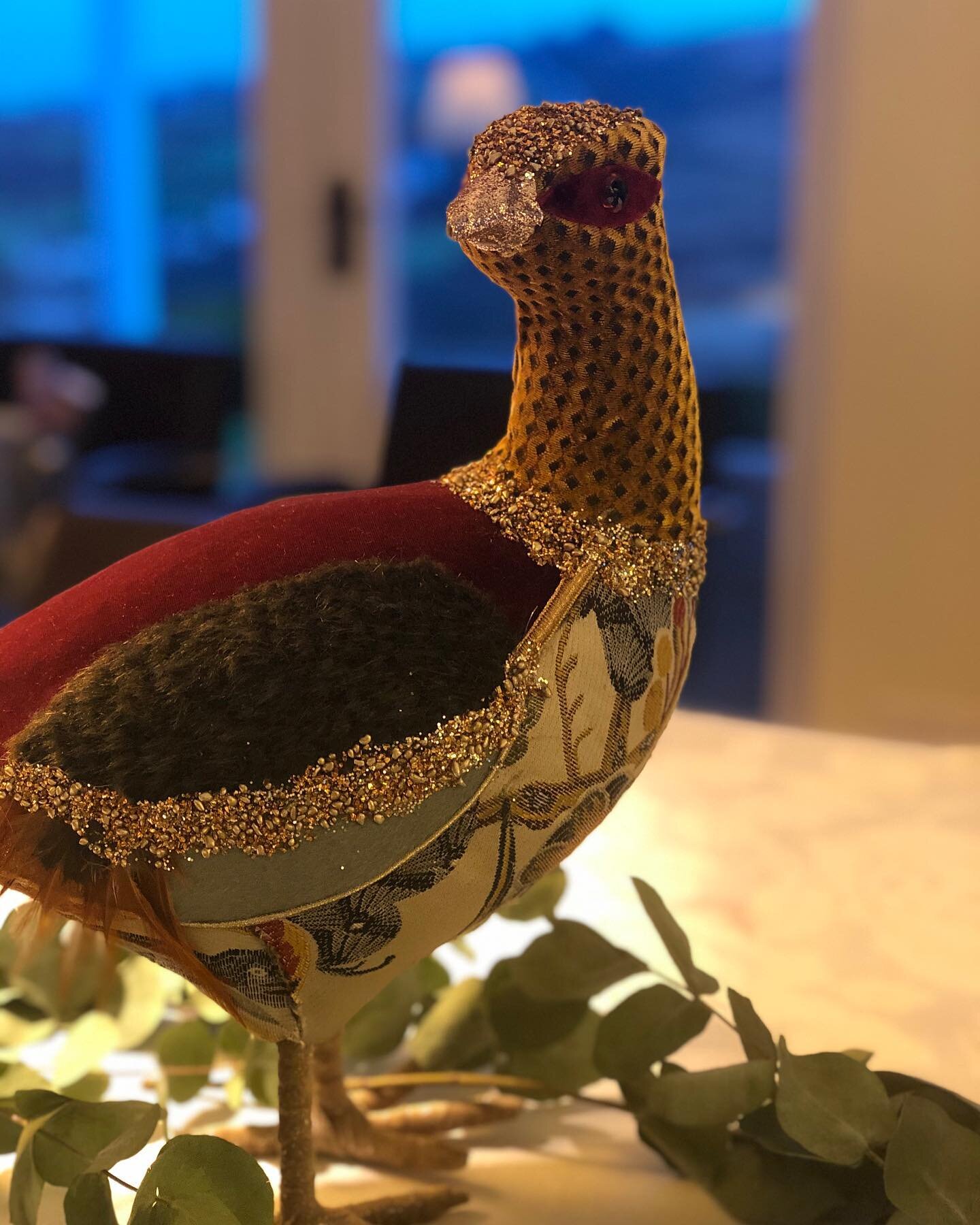 We are starting to think about decorating the table this Christmas and remembered these beautiful brocade pheasants! We only have two left and they are absolute beauties! 
#pheasantsofinstagram #christmastable #christmastablescape