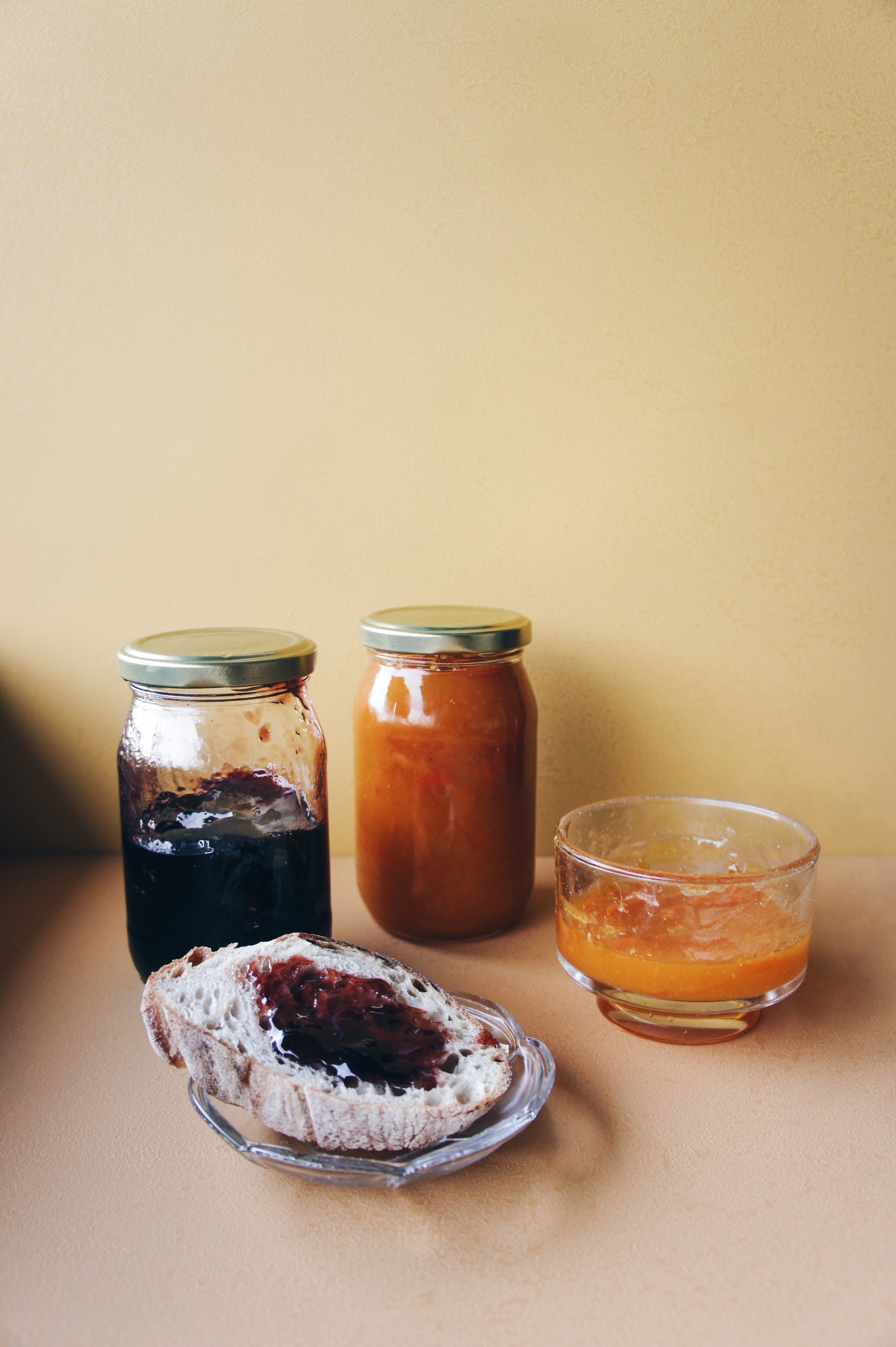Mulled Wine Jam and Clementine Marmalade