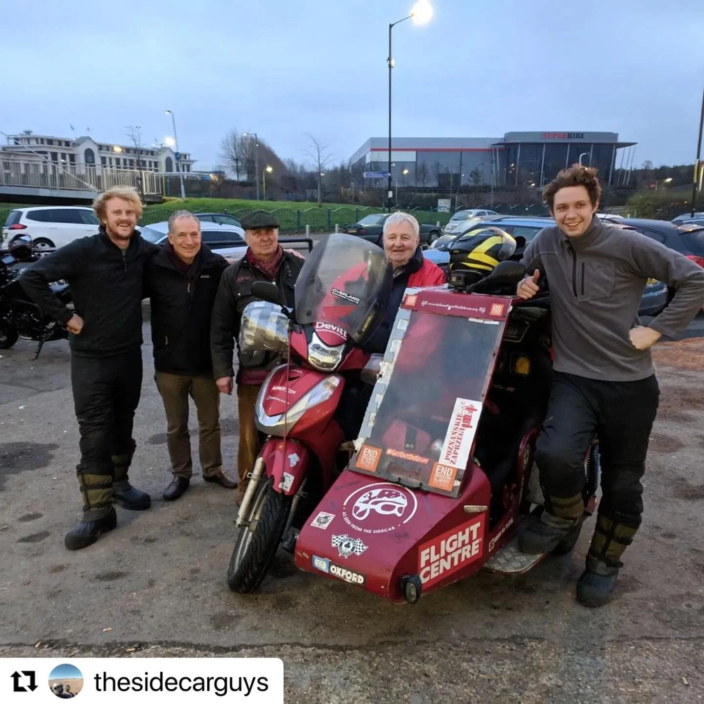 When one &lsquo;little trip&rsquo; around the globe and is just the beginning&hellip;. You know it&rsquo;s going to be exiting times ahead.

#Repost @thesidecarguys with @make_repost
・・・
Blimey just had these snaps pop up in the 'on this day' folder!