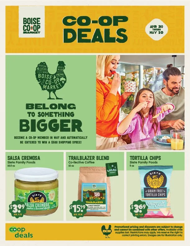 BOISE CO-OP DEALS • APR 30-MAY 20