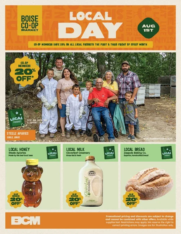 LOCAL DAY SALE • AUG 1