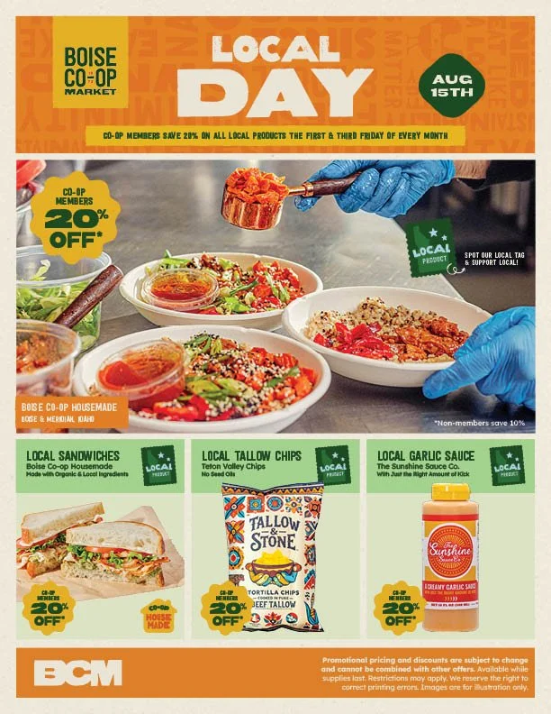 LOCAL DAY SALE • AUG 15
