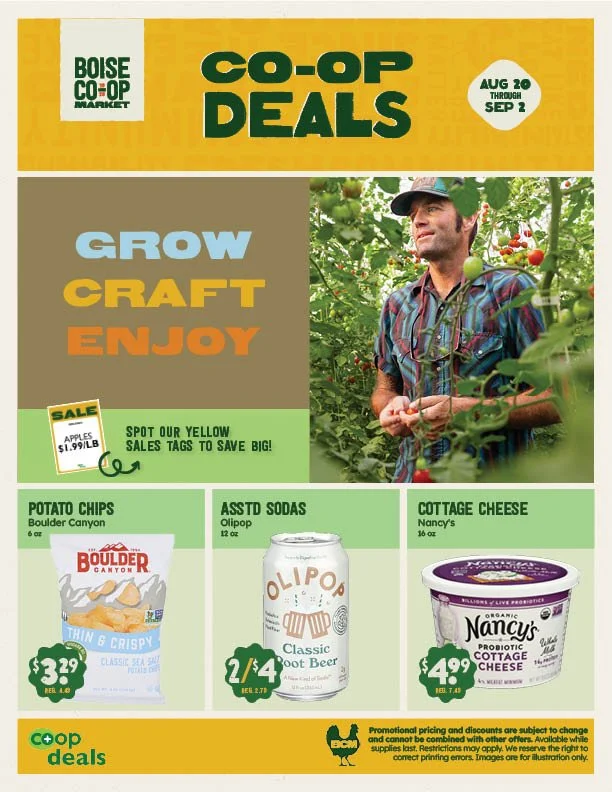 BOISE CO-OP DEALS • AUG 20-SEP 2