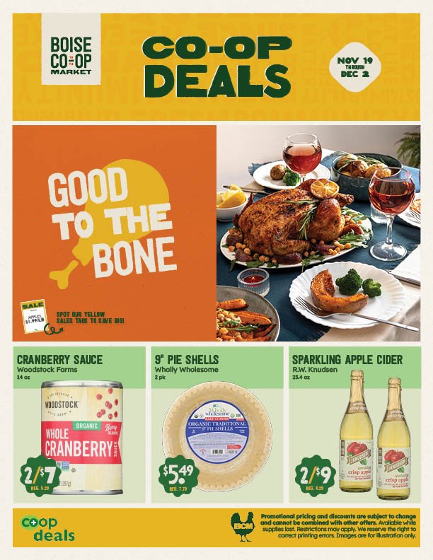 BOISE CO-OP DEALS • NOV 19-DEC 2