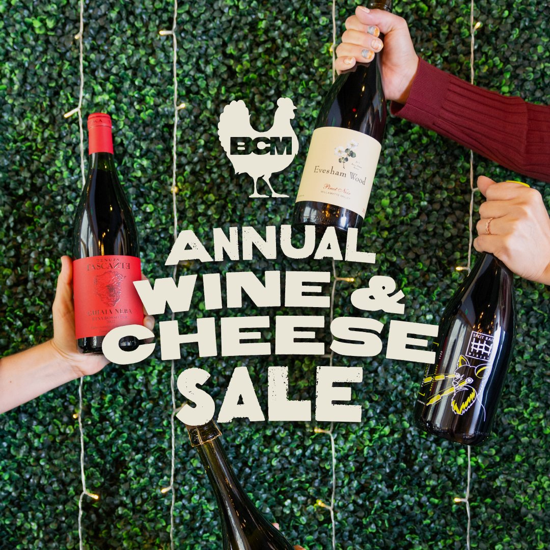 Annual Wine &amp; Cheese Sale
