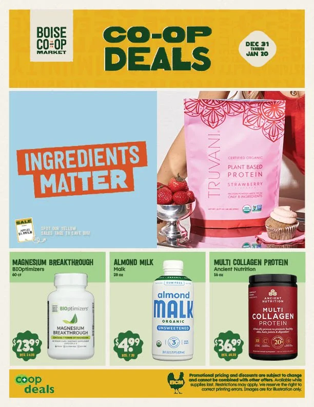 BOISE CO-OP DEALS • DEC 31-JAN 20