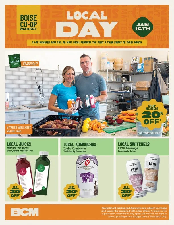 LOCAL DAY SALE • JAN 16