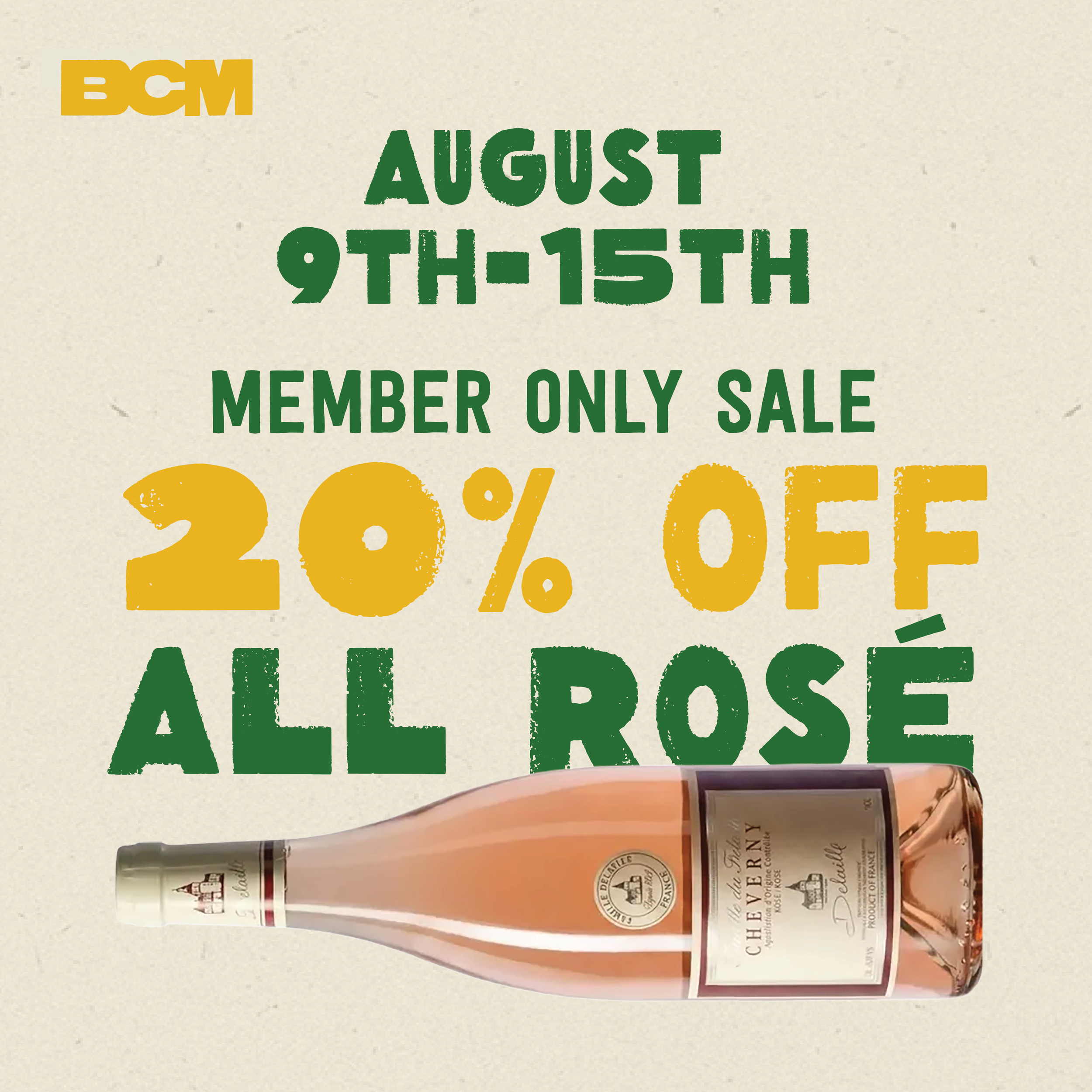 Rosé Sale!