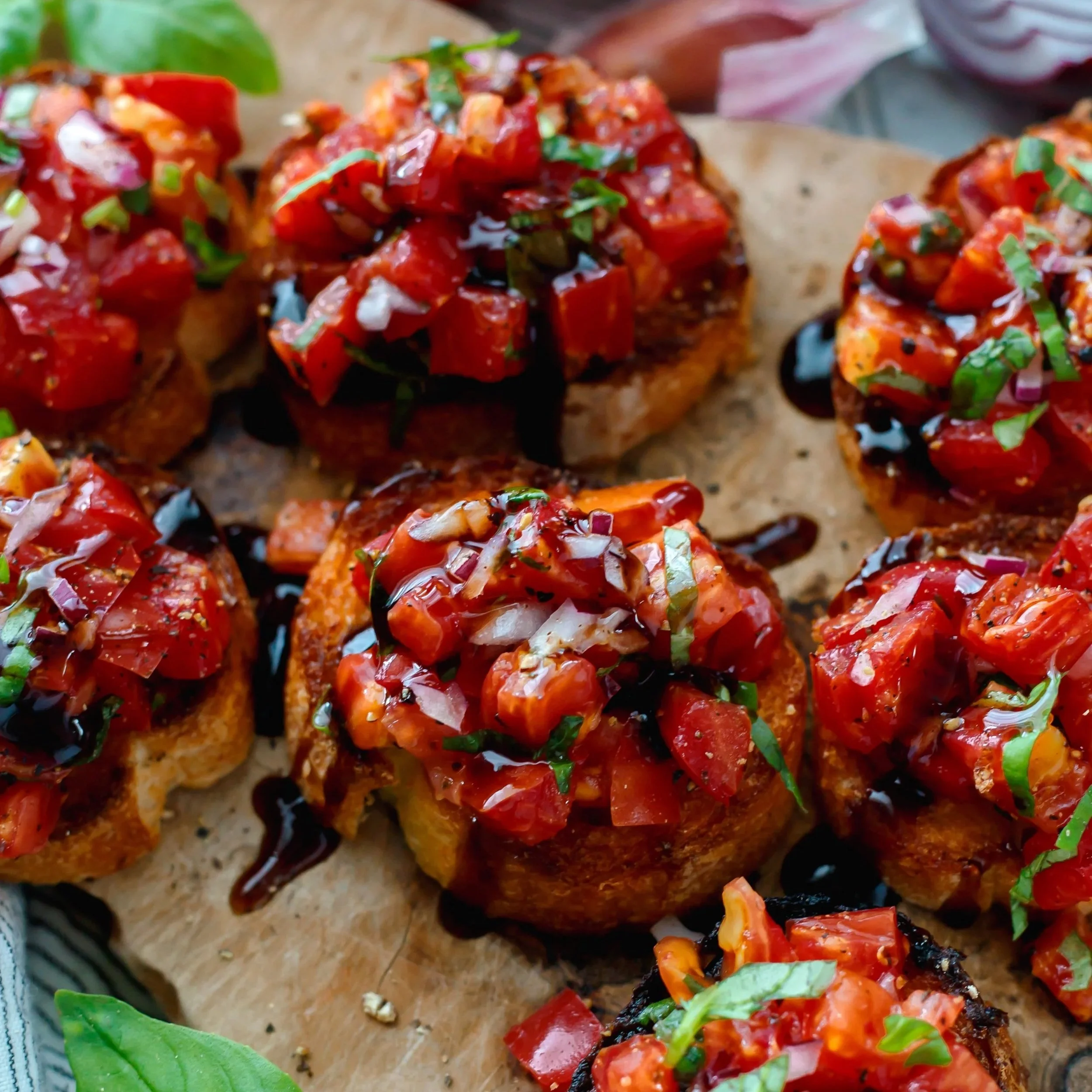 Heirloom Tomato Bruschetta