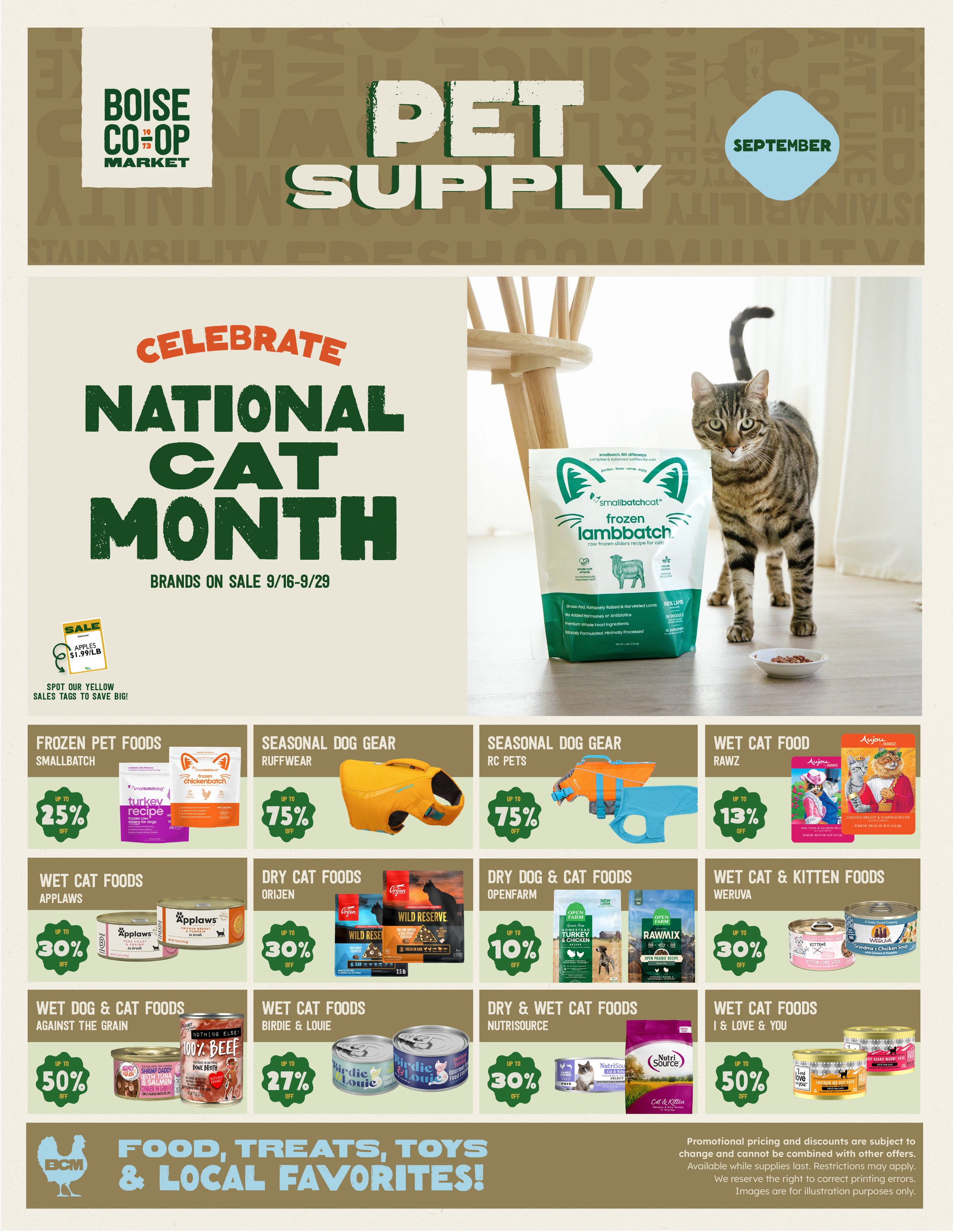 PET SUPPLY FLYER - September