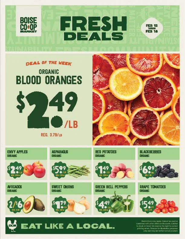 Current Sales — Boise Coop Market