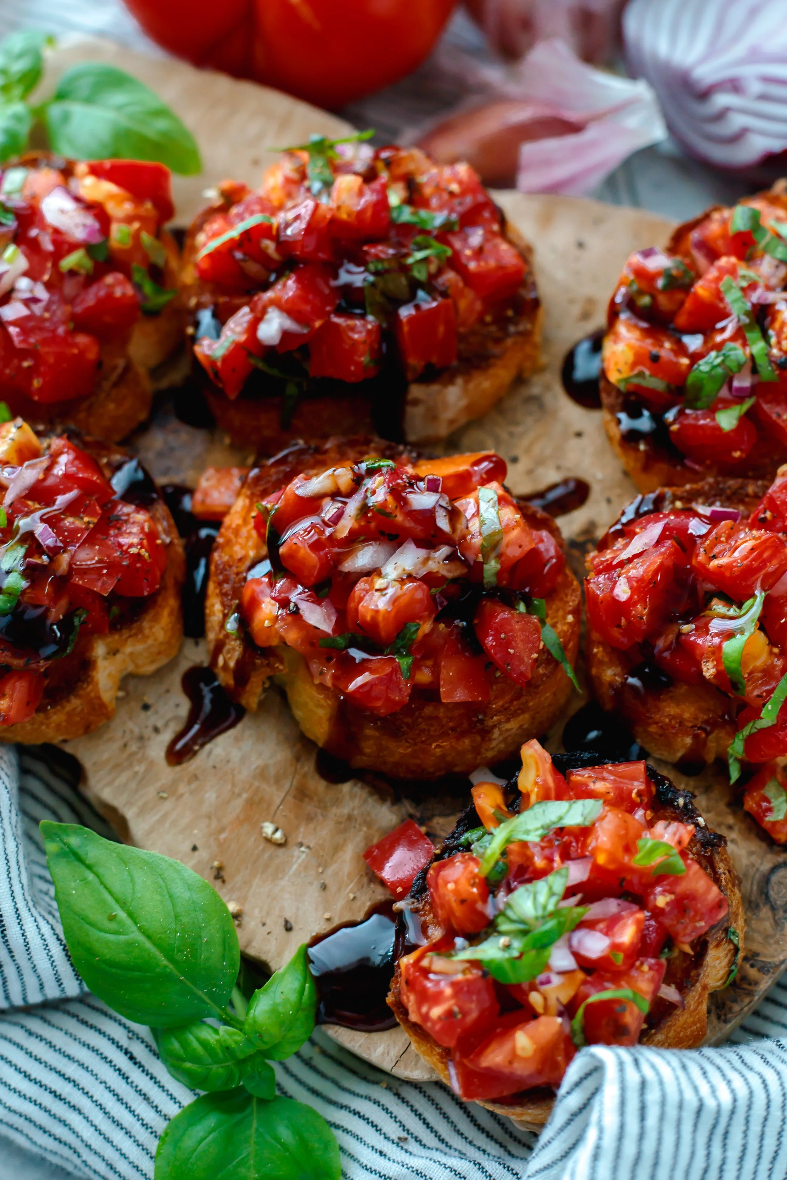 Heirloom Tomato Bruschetta