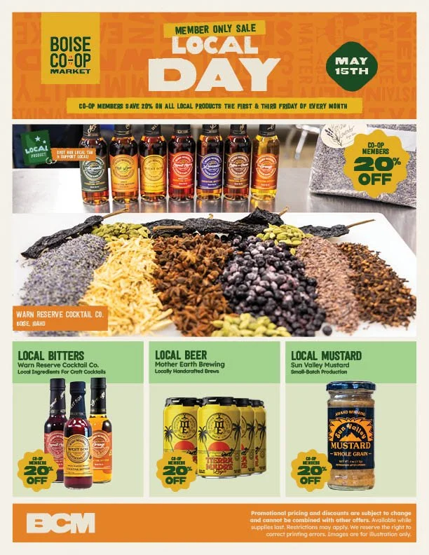 LOCAL DAY SALE • MAY 15