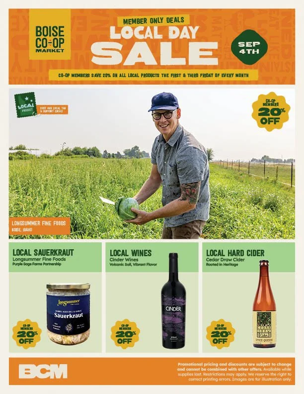 LOCAL DAY SALE • September 4