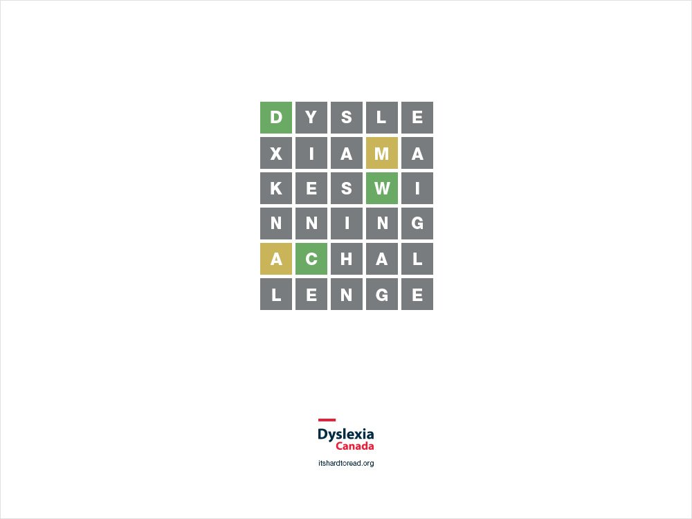 Trouble with Words: An insight into Dyslexia Canada's national advertising  campaign — Dyslexia Canada