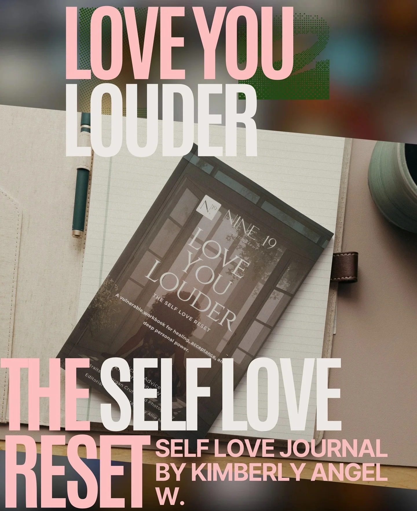Love You Louder: The Self Love Reset is a bold, honest, and empowering guided journal designed to help women reconnect with themselves; mind, body, and soul. Written by boudoir photographer and self-love coach Kimberly Angel W., this interactive work