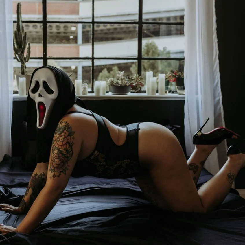 MAN
  Maybe. Do you have a boyfriend?

  CASEY
  No.

  MAN
  You never told me your name.

Casey smiles, twirling her hair.

  CASEY
  Why do you want to know my name?

  MAN
  Because I want to know who I&rsquo;m looking
  at.

Happy Halloween &hea