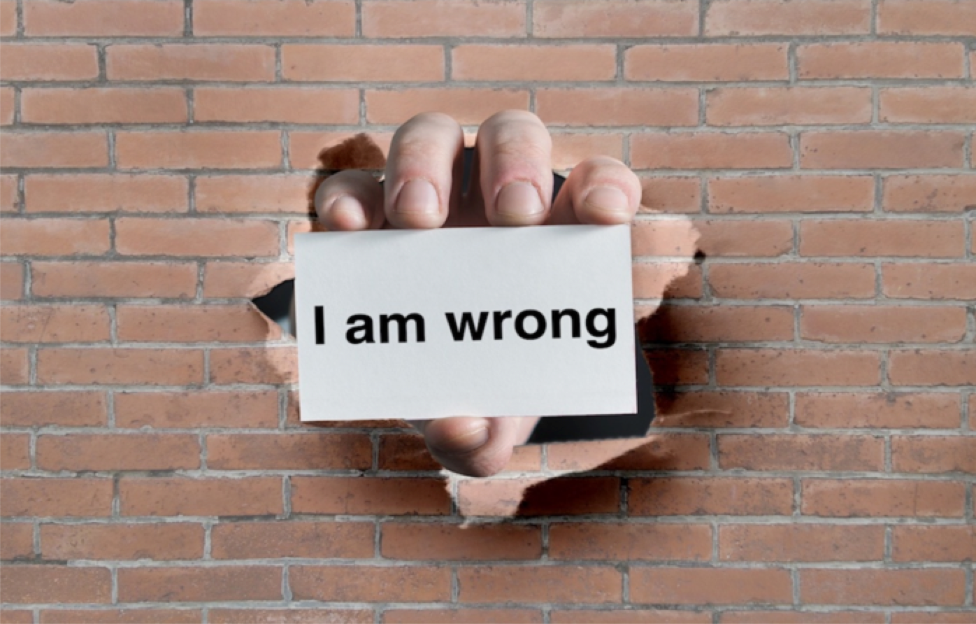 Generally speaking, I’m always wrong