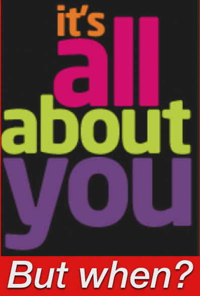 It really is all about You