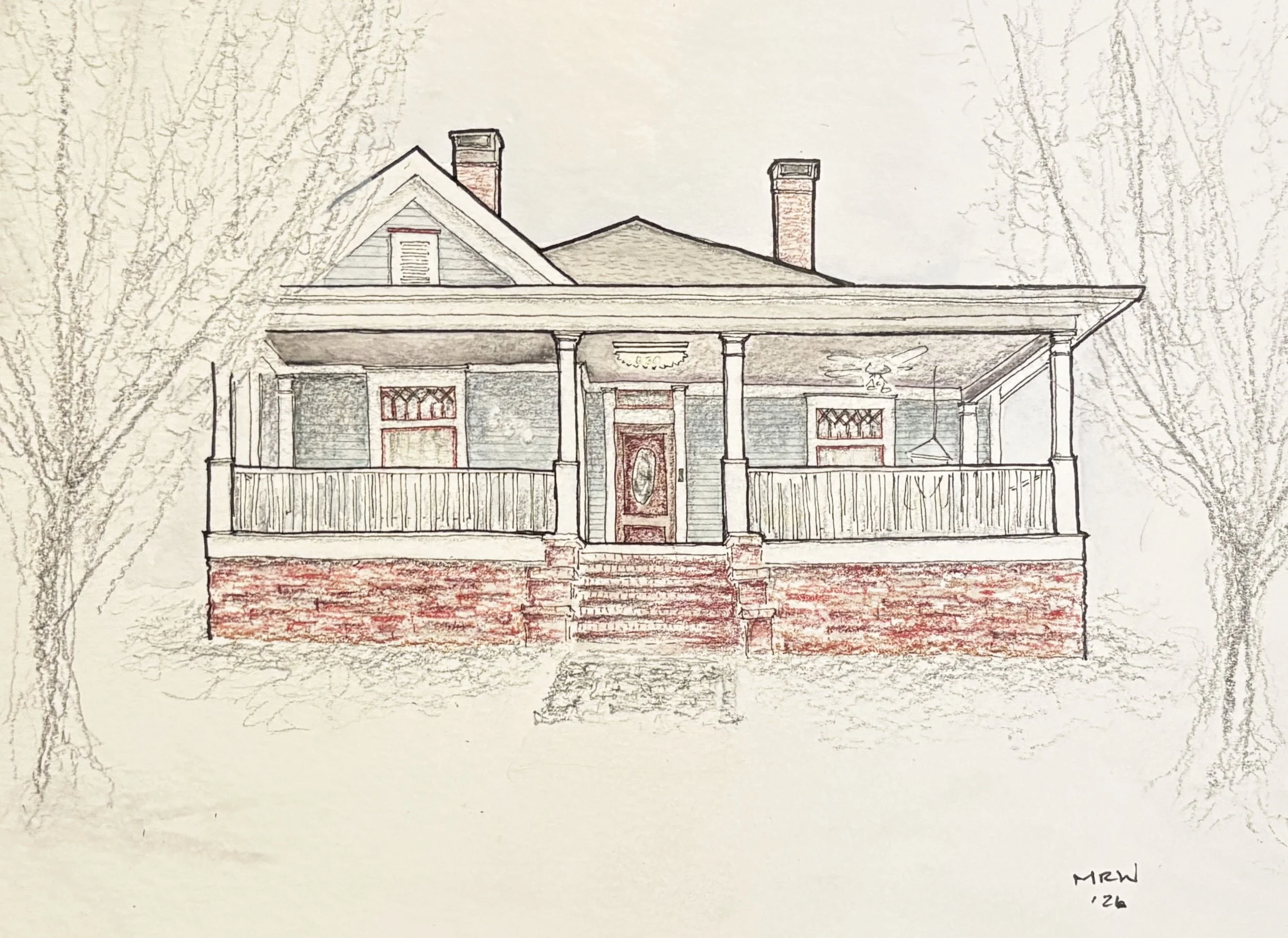 "630" [2026] - pen, watercolor, graphite