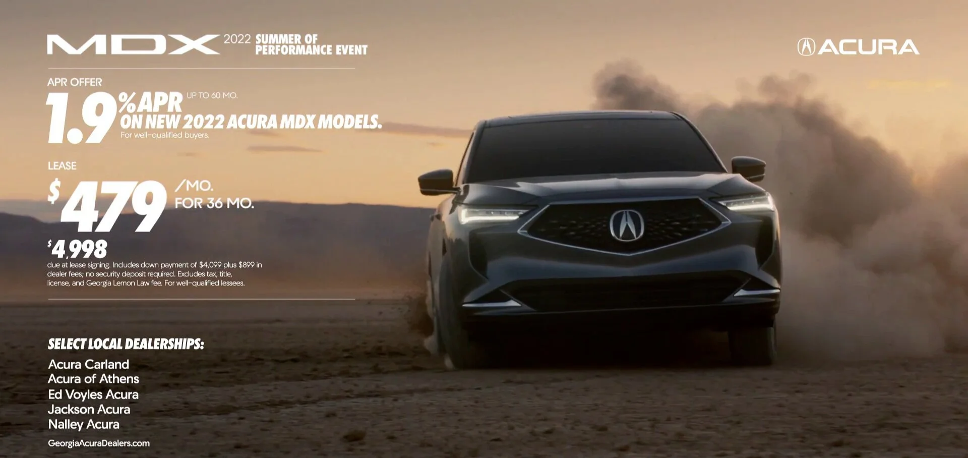 2022 Acura MDX - old TV
