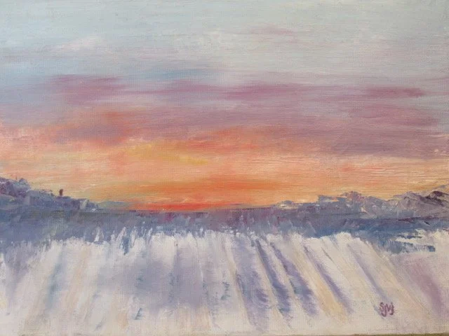 'Fallow field in winter near Fort Dodge, Iowa'