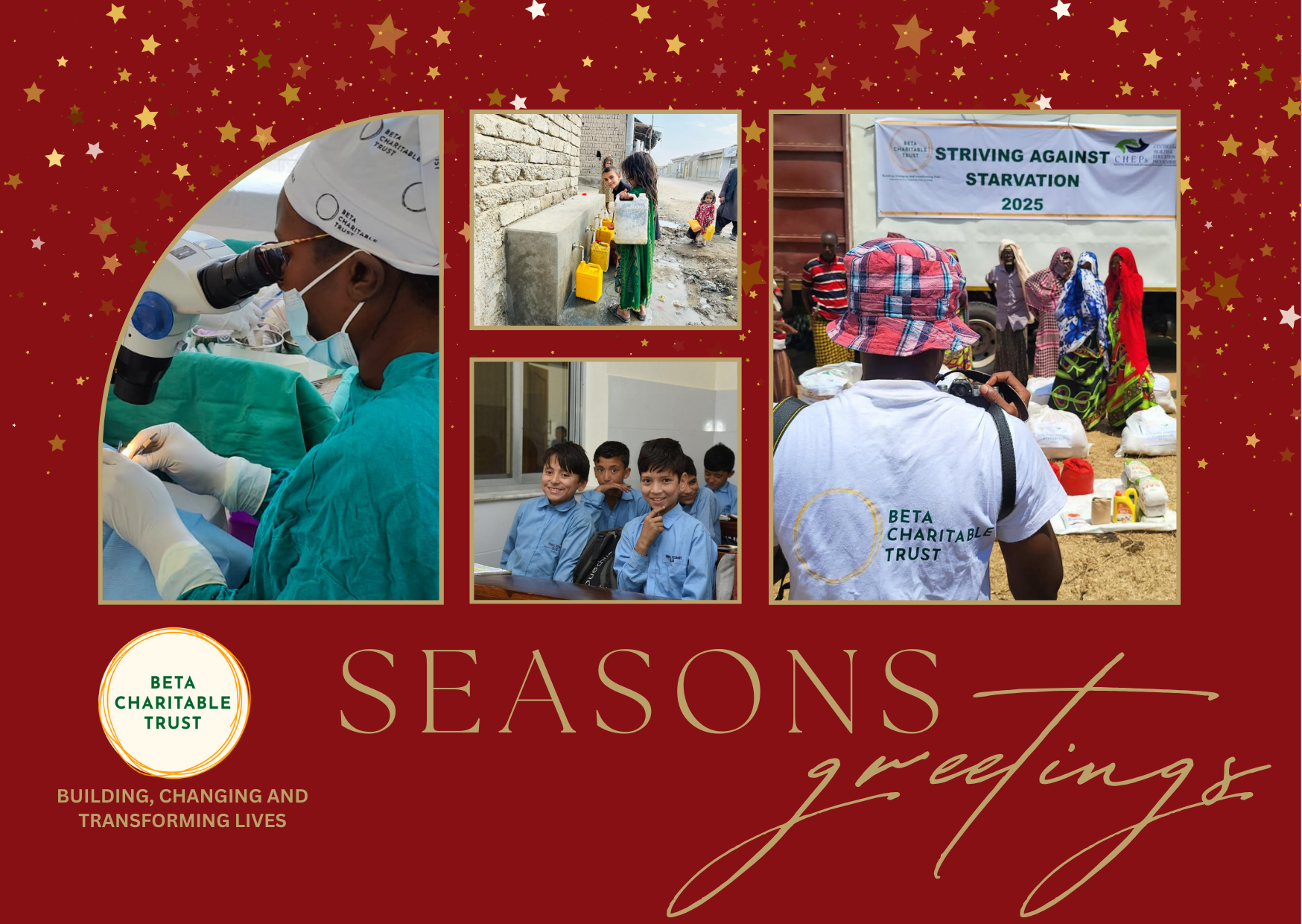 seasons greetings from beta charitable trust  