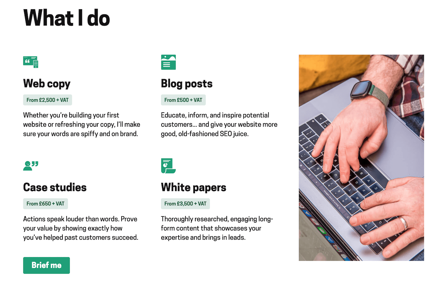 Freelance Copywriter sites (10 Key Elements) — Creative Freelancer