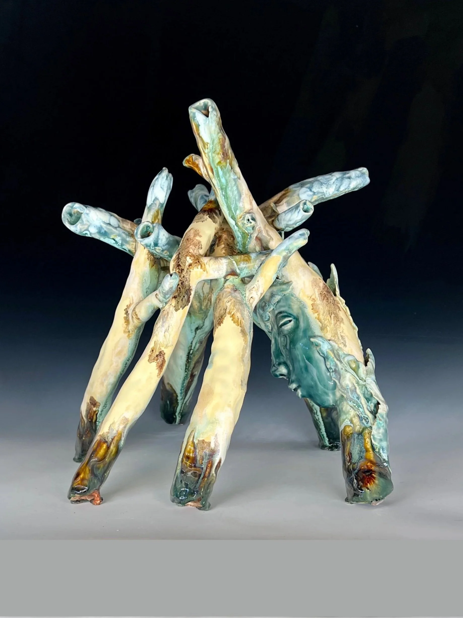 The Campfire. 2024-2026. Handbuilding, glazes.