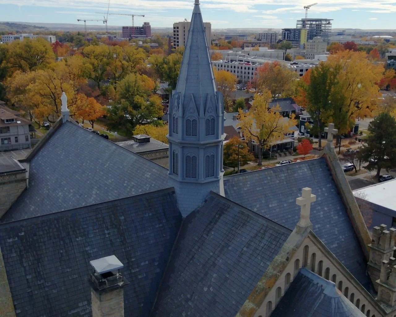 Steep Church Roof