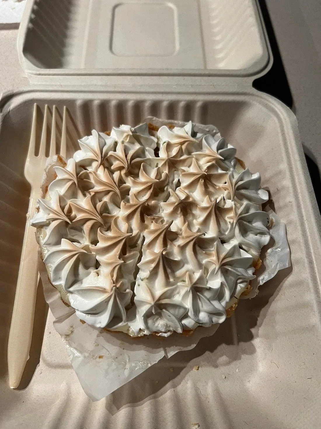 Key lime pie from the Key Lime Pie Factory in Cozumel