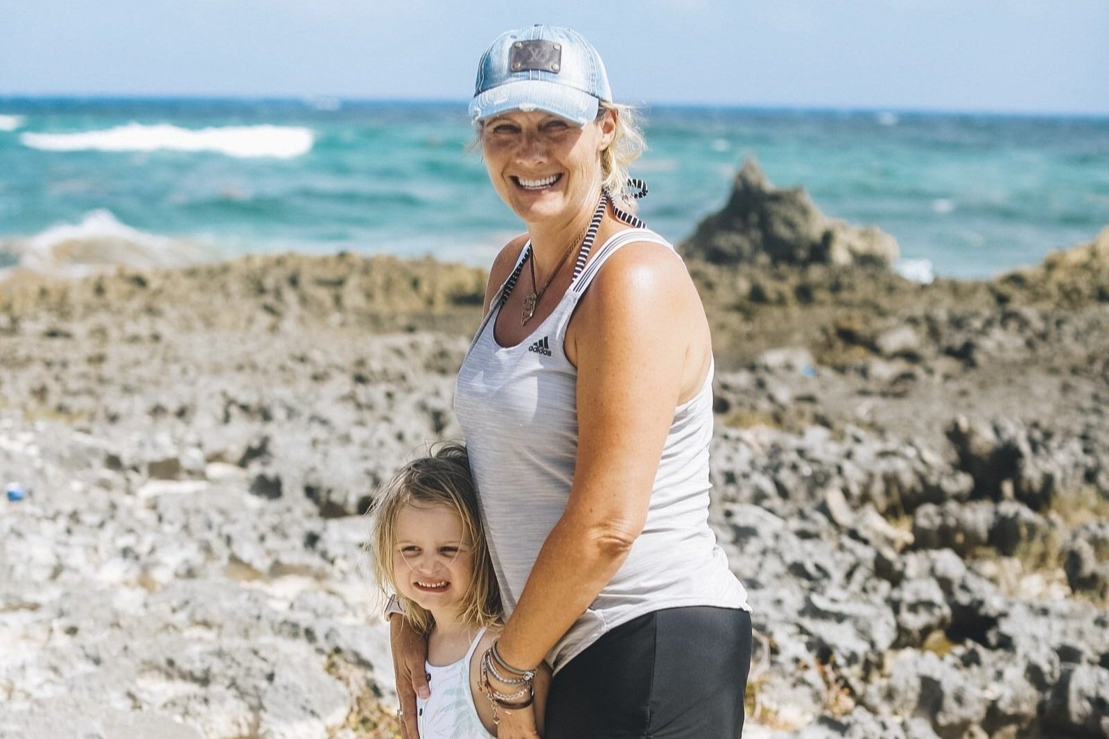 Dory and Eliot exploring the Cozumel blowholes on the island's wild east coast