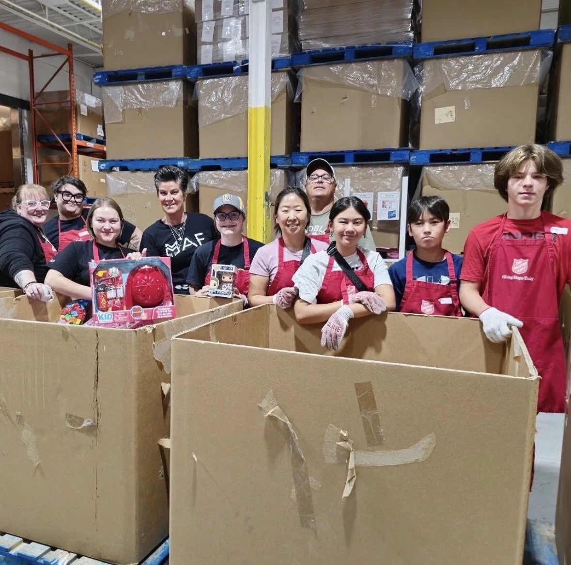 VOLUNTEERING AT THE SALVATION ARMY