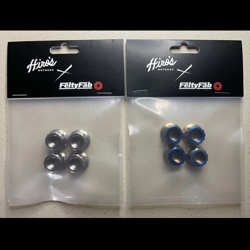 M10 X 1.25 Titanium Strut Tower Nuts — Hiro's Hotrods