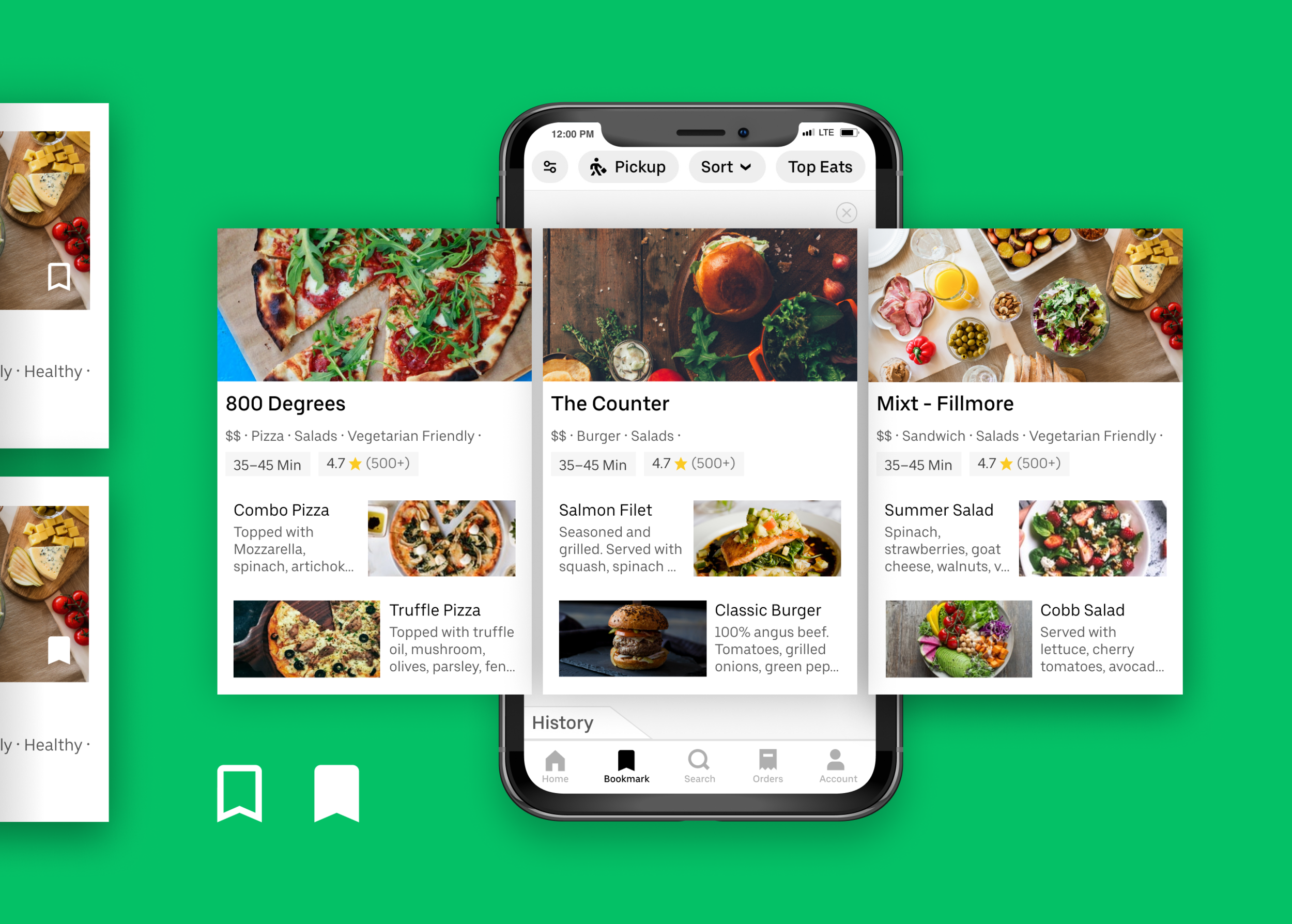Uber Eats Bookmark Comparison Case Study