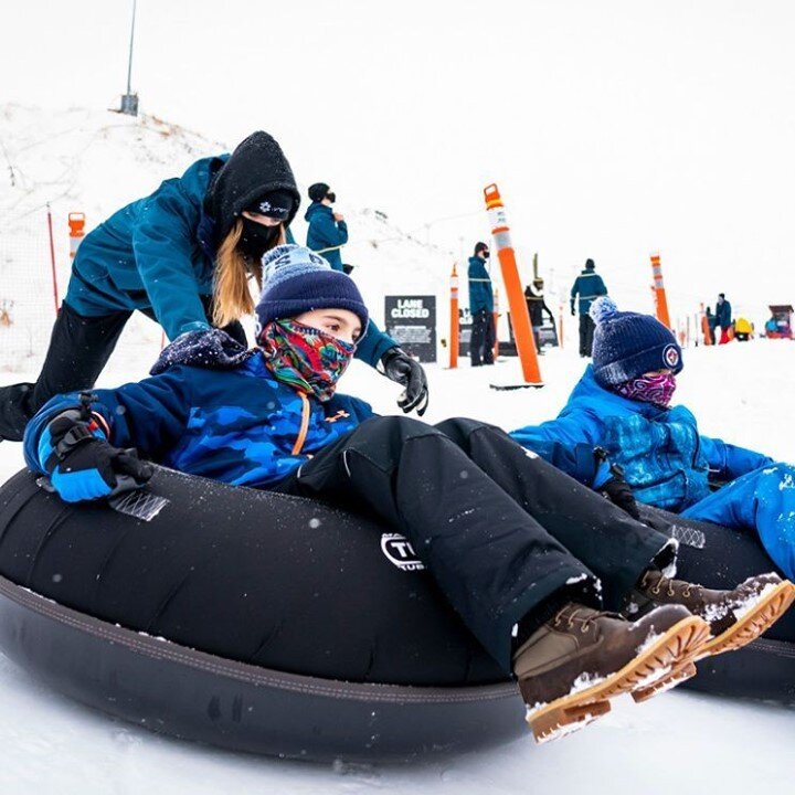Take a ride down one of the fastest tube parks in Western Canada with the Tube Park at WinSport ❄️

The tube park is located on the main hill with eight lanes and a magic carpet to bring you to the top. 

➡️Tickets must be purchased online in advance