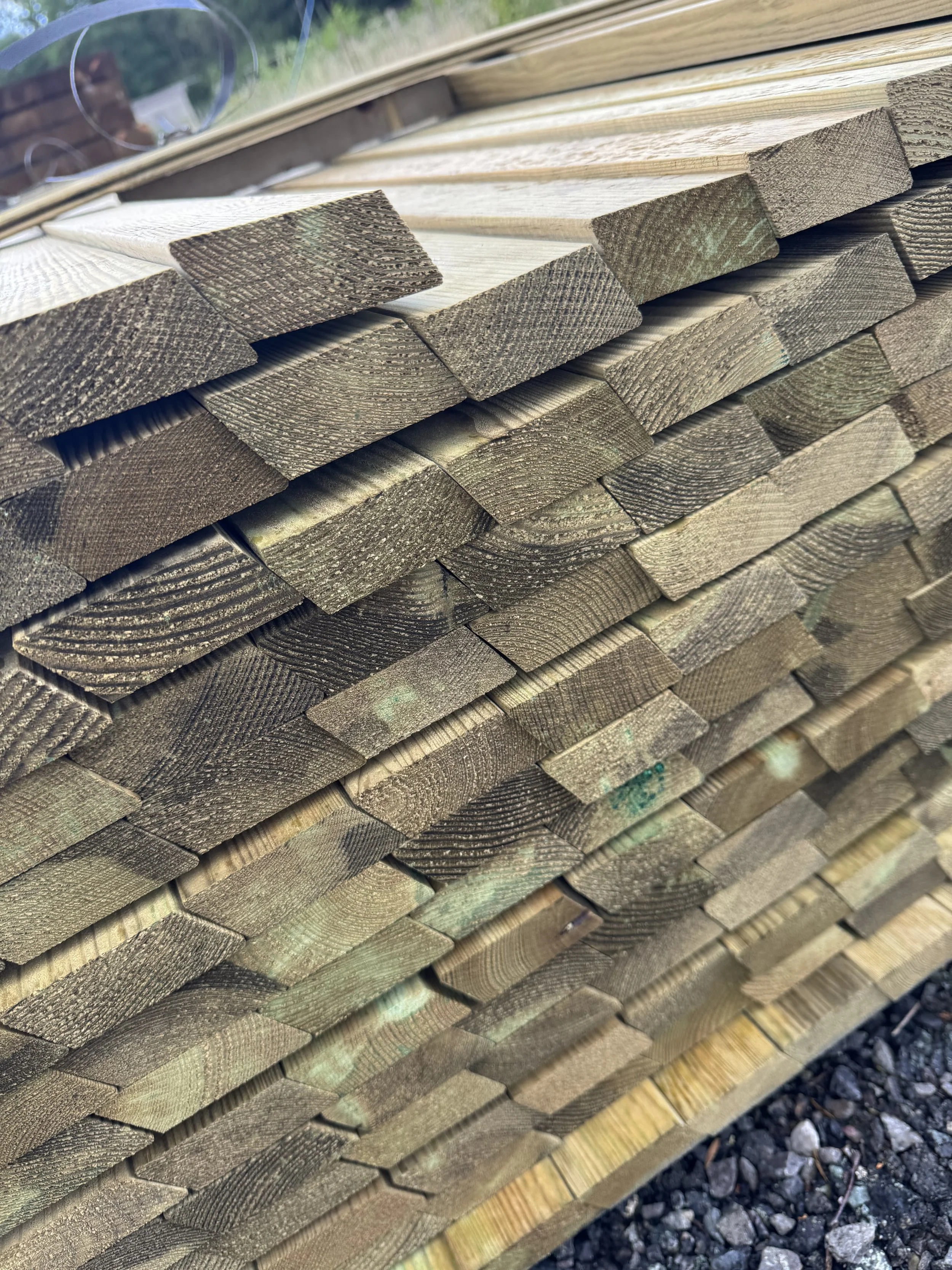 Scandinavian Redwood Timber Fencing Batten/Slat