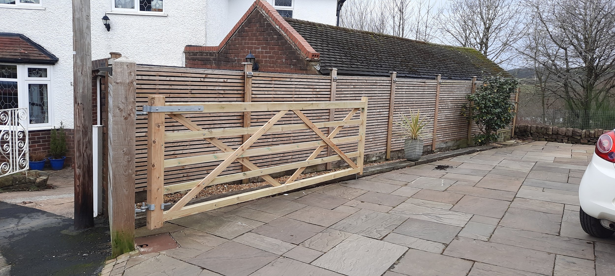 Timber Field or Entrance gate